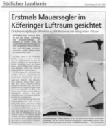 Zeitungsartikel MZ Regensburg